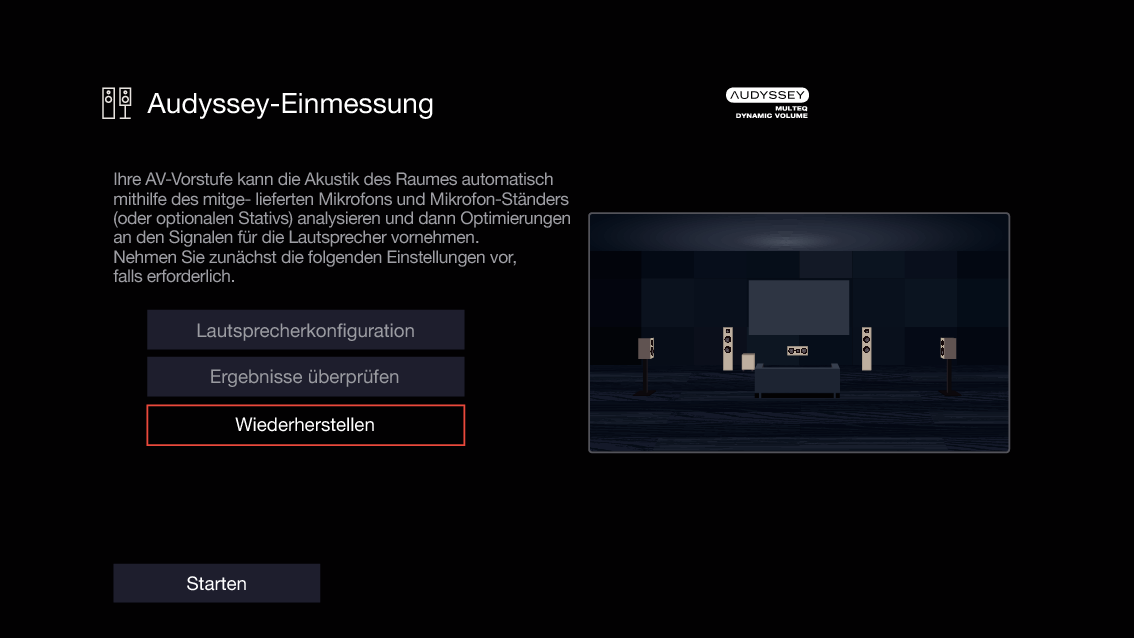 GUI AudysseySetup S67